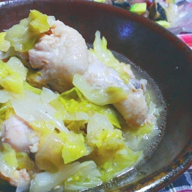 ＊手羽とキャベツの味噌煮込み＊