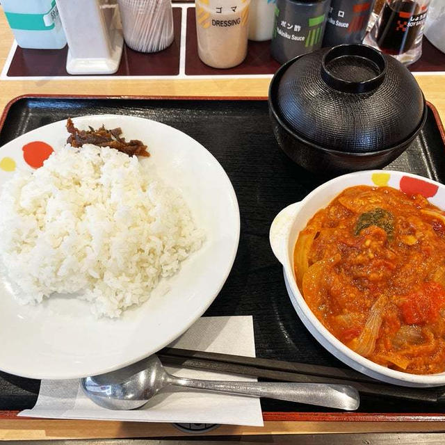 彩り野菜煮込みハンバーグカレーを食べてみた 〜松屋・期間限定〜