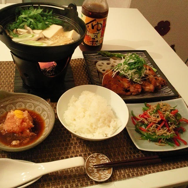 鶏もも肉の照り焼きとか