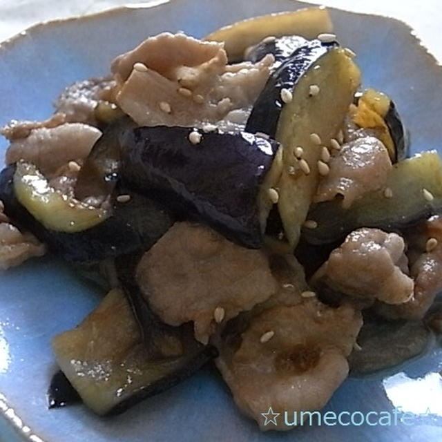 豚肉となすの柚子胡椒ソテー