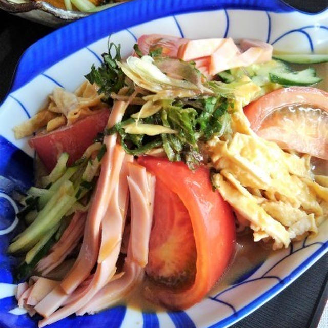 ■8月16日お盆のお供えラストは【冷やし中華】ラーメンが大好きだったので♪