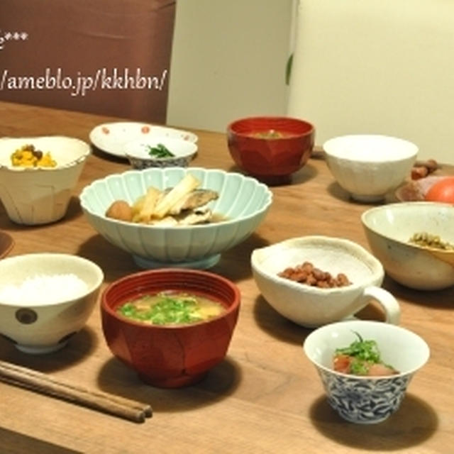 【鯖の梅煮、と美味しい納豆】