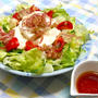 スパイスで減塩！夏に嬉しい、さっぱり爽やか〜ピリッと、和食に合う豆腐サラダ。
