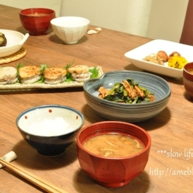 蓮根のはさみ焼き