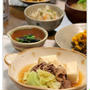 春キャベツの肉豆腐。くらしのアンテナ２品掲載♪