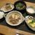 牛筋塩煮込み＆とろろご飯～和のご膳　と　赤と白の彼岸花♪