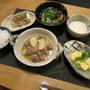 牛筋塩煮込み＆とろろご飯～和のご膳　と　赤と白の彼岸花♪