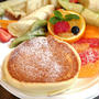 フルーツたっぷりパンケーキを食べたりあじさいを見たり