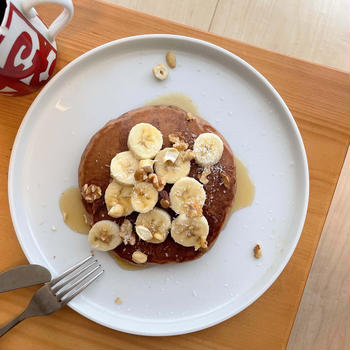 《レシピ》食べたいものを我慢しない。グルテンフリーでふわふわココアパンケーキ