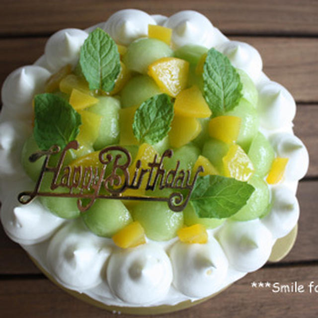 手作りケーキ 夏のデコレーションケーキ By Akeminさん レシピブログ 料理ブログのレシピ満載