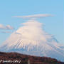 富士山の傘雲（かさぐも）＊手作り干し柿