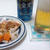 連休最終日は昼間からビール