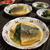 鯖の味噌煮とほうれん草の胡麻和え