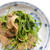 『豆苗と豚バラ肉のソテー』