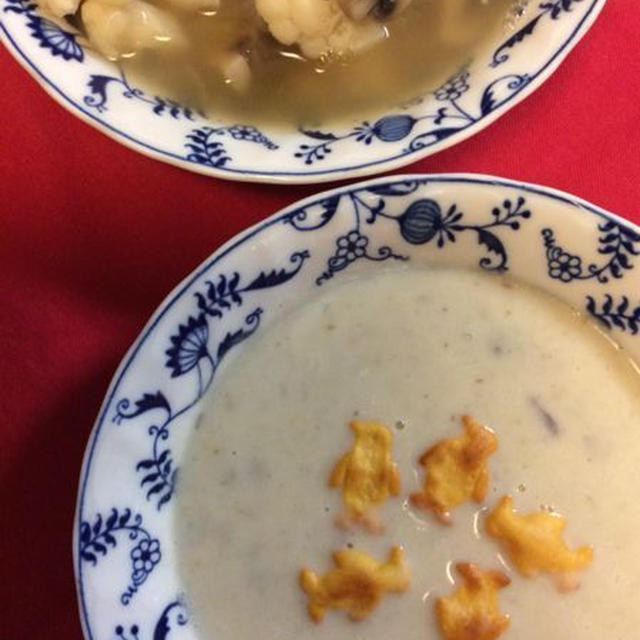 来週のスープをポタージュっぽく変身化！