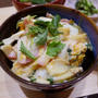 木の葉丼、昨日晩ごはん