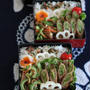 アスパラの肉巻き　☆　きのこたっぷり明太子パスタ♪