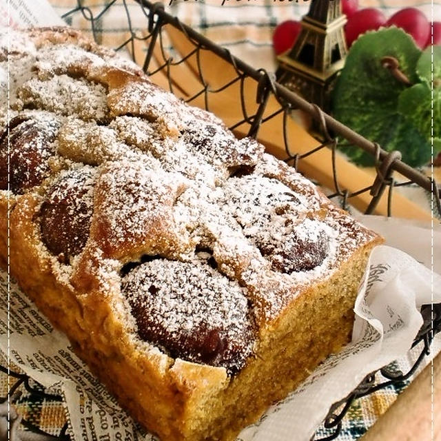 コーヒーマロンパウンドケーキ