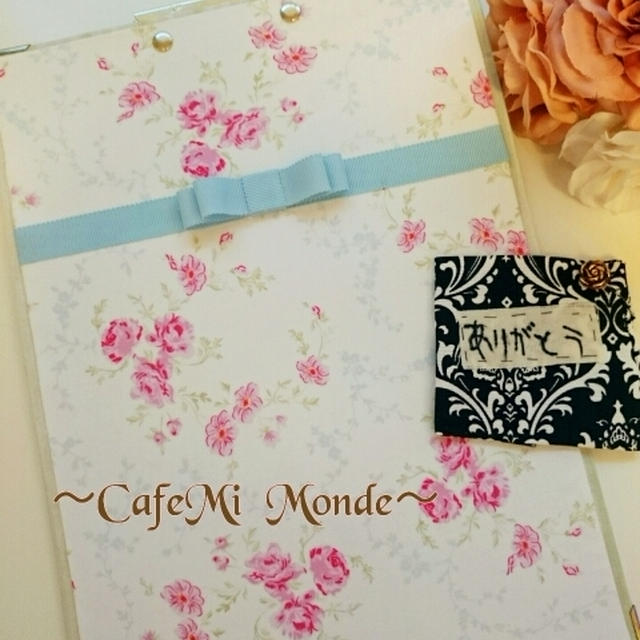 敬老の日にクリップボード ♡カルトナージュ