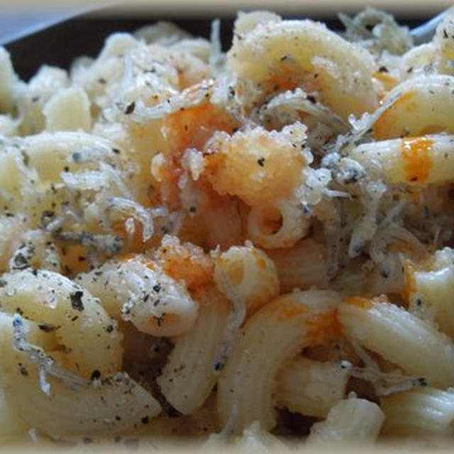 明太ちりめんショートパスタ