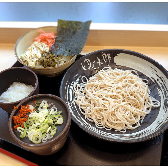 立ち蕎麦行脚「ゆで太郎小岩北口店の朝セット・焼鯖ごはん」