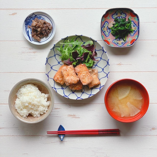 ある日のお魚ごはん【簡単レシピつき】