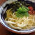 朝ごはんに「梅わかめうどん」