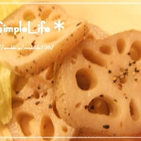 蓮根のステーキ　白だしで一瞬レシピ