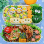 レンチンで♪ツナとコーンピラフと作り置きつめつめ弁当☆