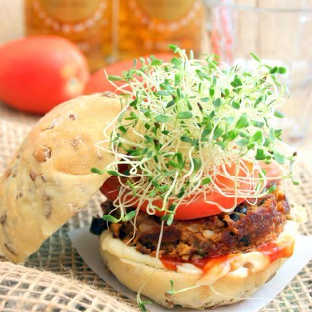 Black Bean Burgerブラックビーンバーガー