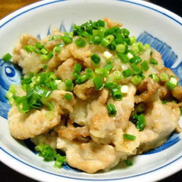 揚げ豚のおろし和え