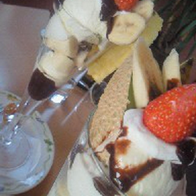 バナナチョコパフェ！