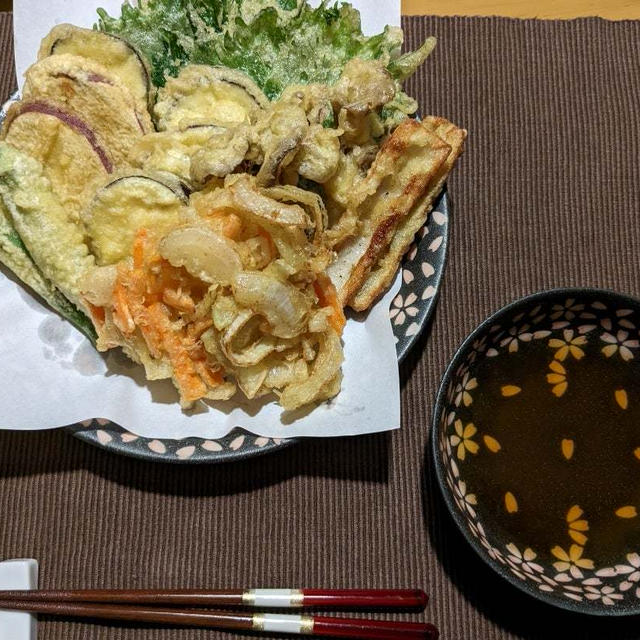 おうちごはん　〜多すぎた天ぷら〜