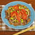 8分で簡単！こってり甘辛 牛肉トマトと枝豆の醤油炒め