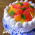 黄桃とグレープフルーツのケーキ～父の誕生日～