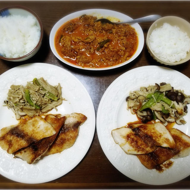 【家ごはん】 初めてシイラ食べました！　[レシピ] レモンガーリック醤油 ムニエル