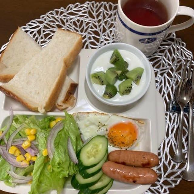 京都・たま木亭の食パンで朝食！！
