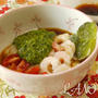 オクラのせジュレうどん