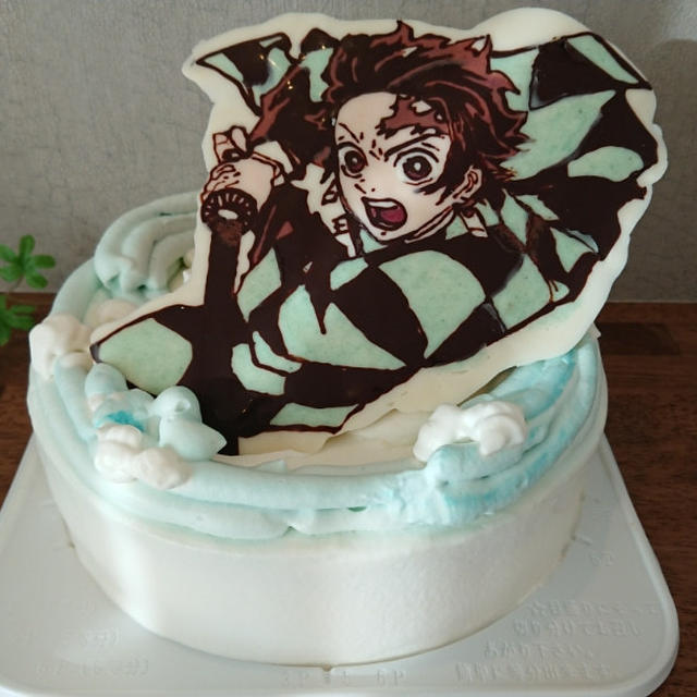 ケーキ！水面切り！