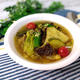 タラと夏野菜のカレースープ