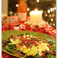 Pomegranate and Pear Christmas Salad