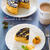 10月のデザートとパンメニュー（かぼちゃの酒粕チーズケーキとかぼちゃのクリームパン）…