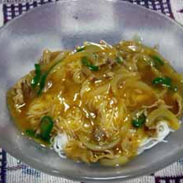 あんかけカレー素麺