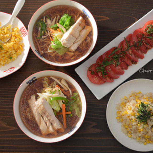 昨日のごはん、ラーチャー。ヽ(´∀｀*)