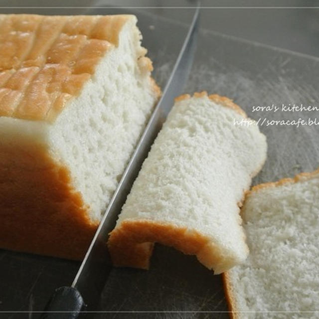 【サイリウムハスク使用レシピ】ミズホチカラふわほわ食パン。