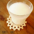 自家製ライスミルク。