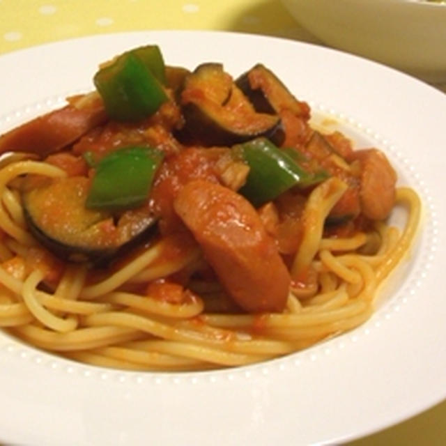 昨夜の火事事件と。。。ナスとチョリソーのトマトパスタ★