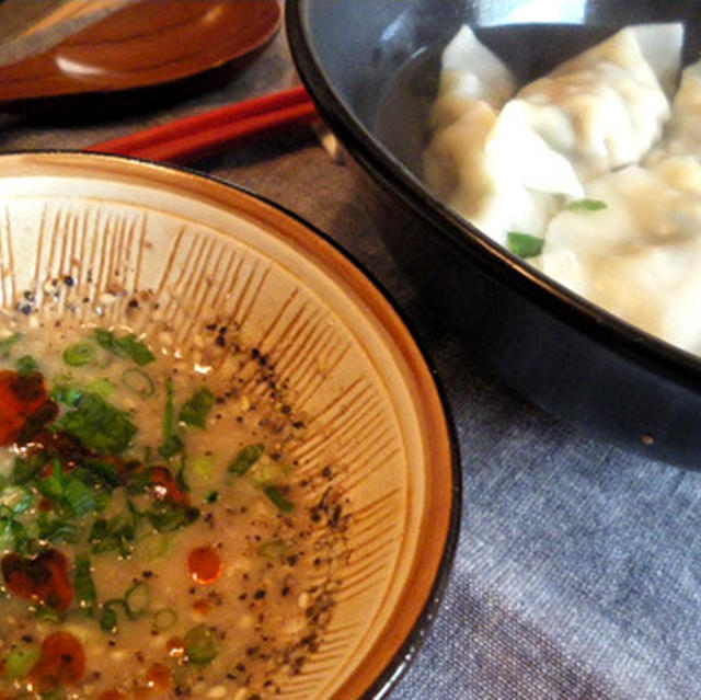 水餃子ごまだれ仕立て