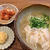 ワンタンにゅう麺と居酒屋メニュの夕飯