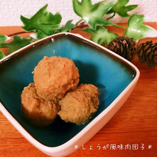 本当は秘密にしたい！母の味！しょうが風味の肉団子♪